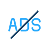 Icon of a crossed-out ads, representing ad blocking